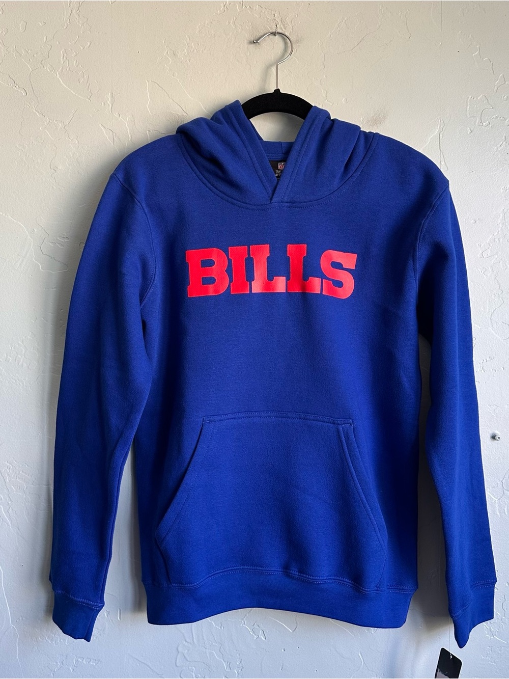 NWT NFL Team Apparel Blue Buffalo Bill Hoodie Sweatshirt Youth Size Large
